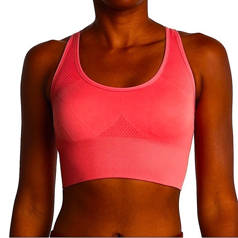 NWT ZELLA Poppy Red Strappy Crisscross Back Scoop Neck Longline Bralette Top‎ XS